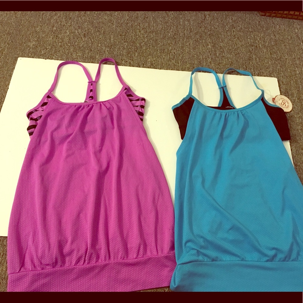 NWT Fitness Racerback Tank Tops